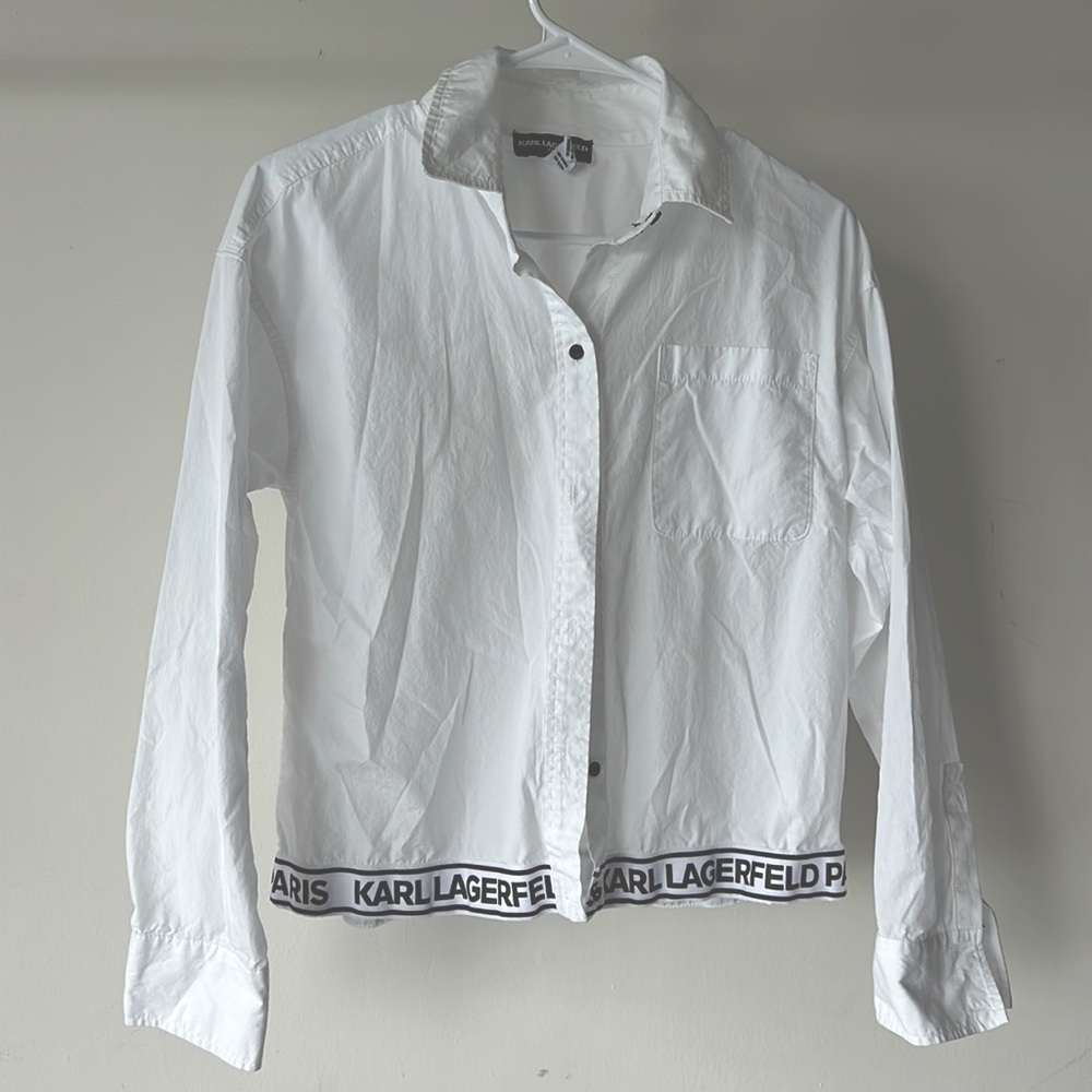 Karl Lagerfeld shirt. Size S-M